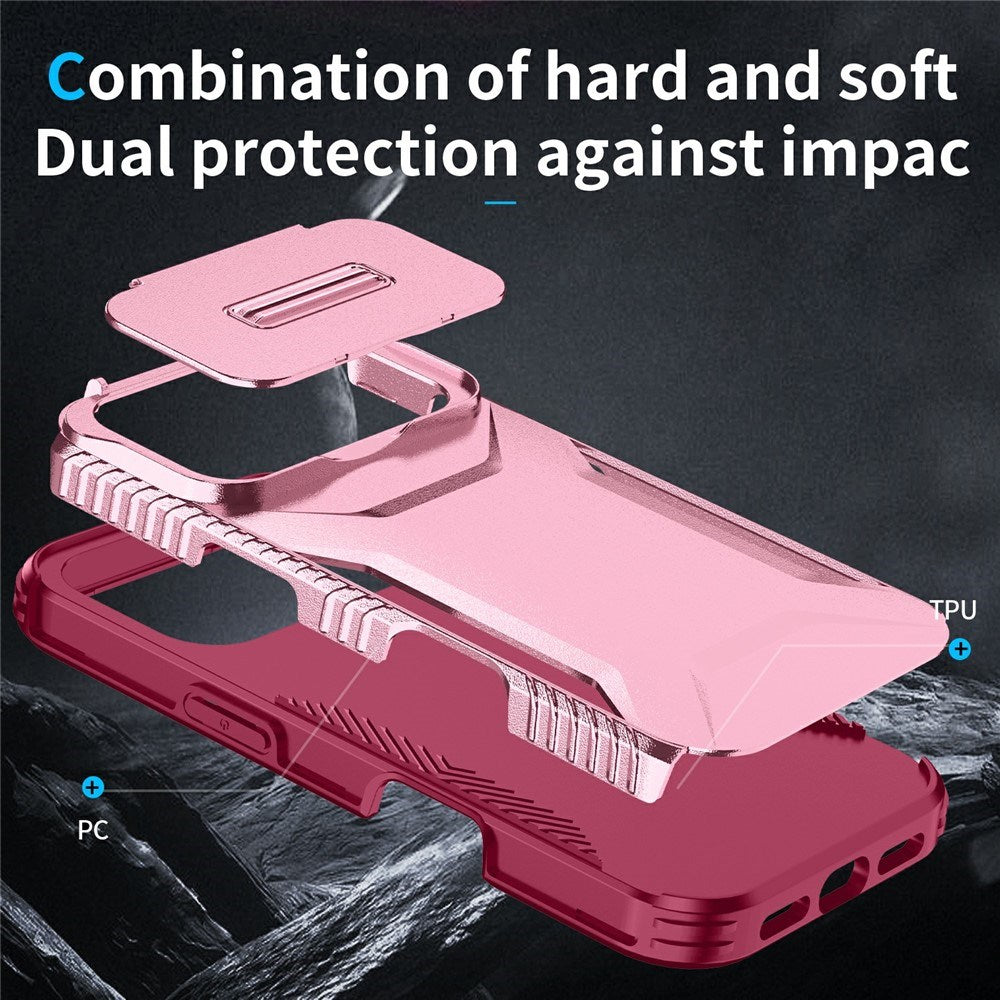 iPhone 18 Pro / 17 Pro EIDERWOOD Hybrid Plast Cover m. Cam Slider - Rød