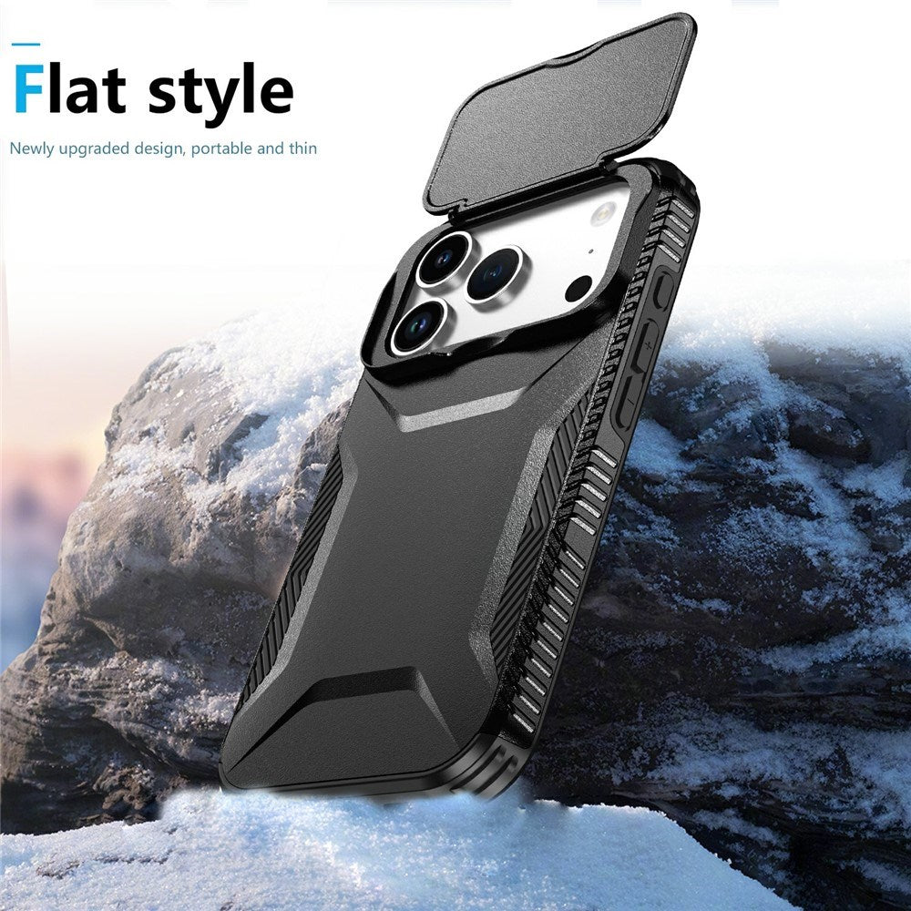 iPhone 18 Pro / 17 Pro EIDERWOOD Hybrid Plast Cover m. Cam Slider - Sort