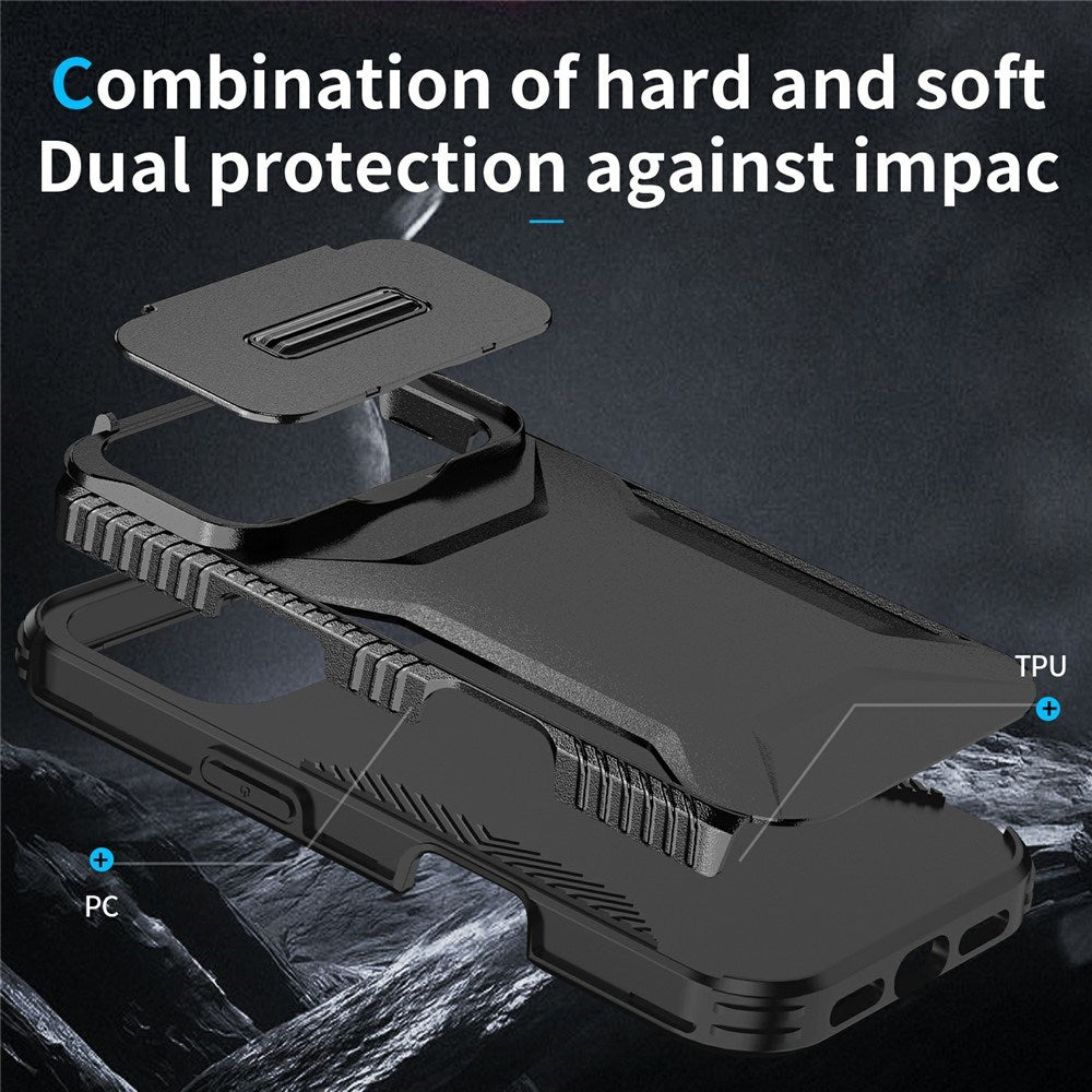 iPhone 18 Pro / 17 Pro EIDERWOOD Hybrid Plast Cover m. Cam Slider - Sort