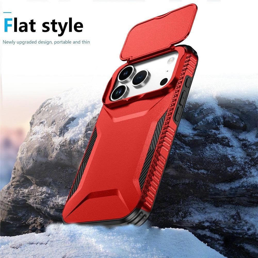 iPhone 18 Pro / 17 Pro EIDERWOOD Hybrid Plast Cover m. Cam Slider - Rød
