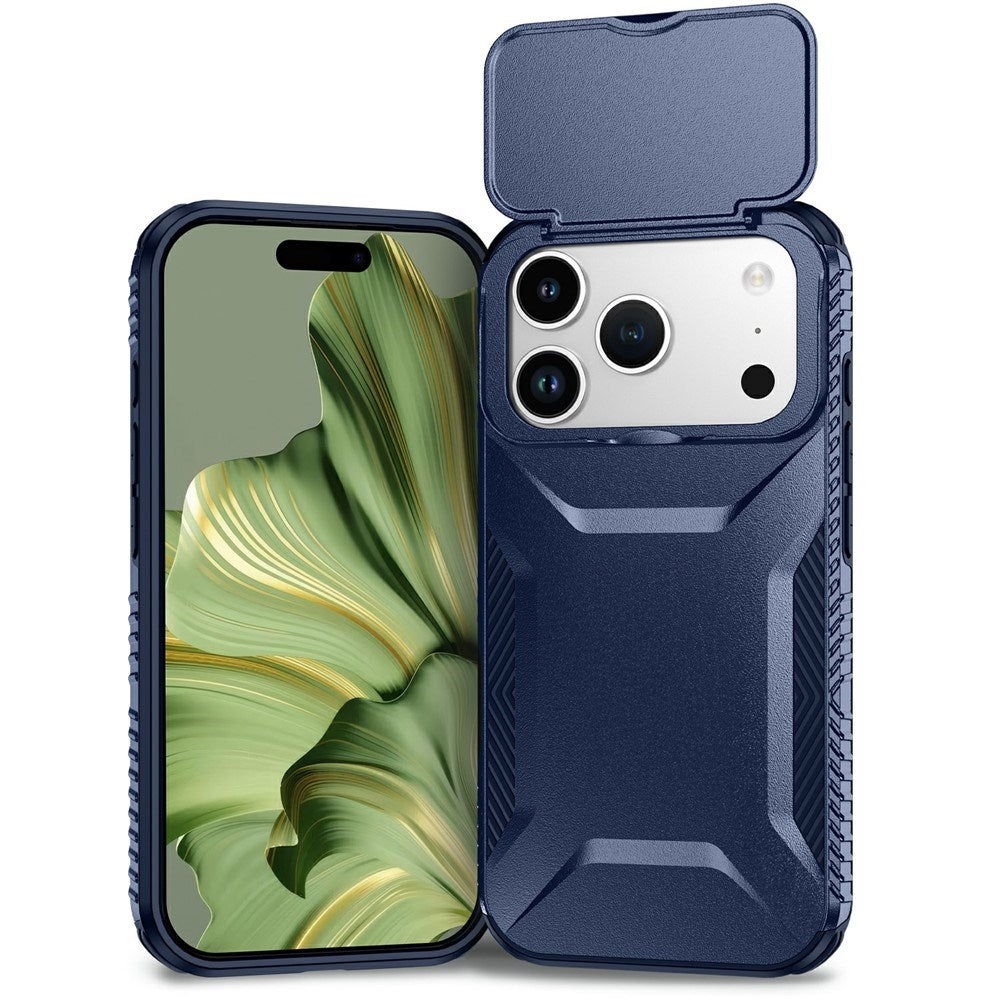 iPhone 18 Pro / 17 Pro EIDERWOOD Hybrid Plast Cover m. Cam Slider - Blå