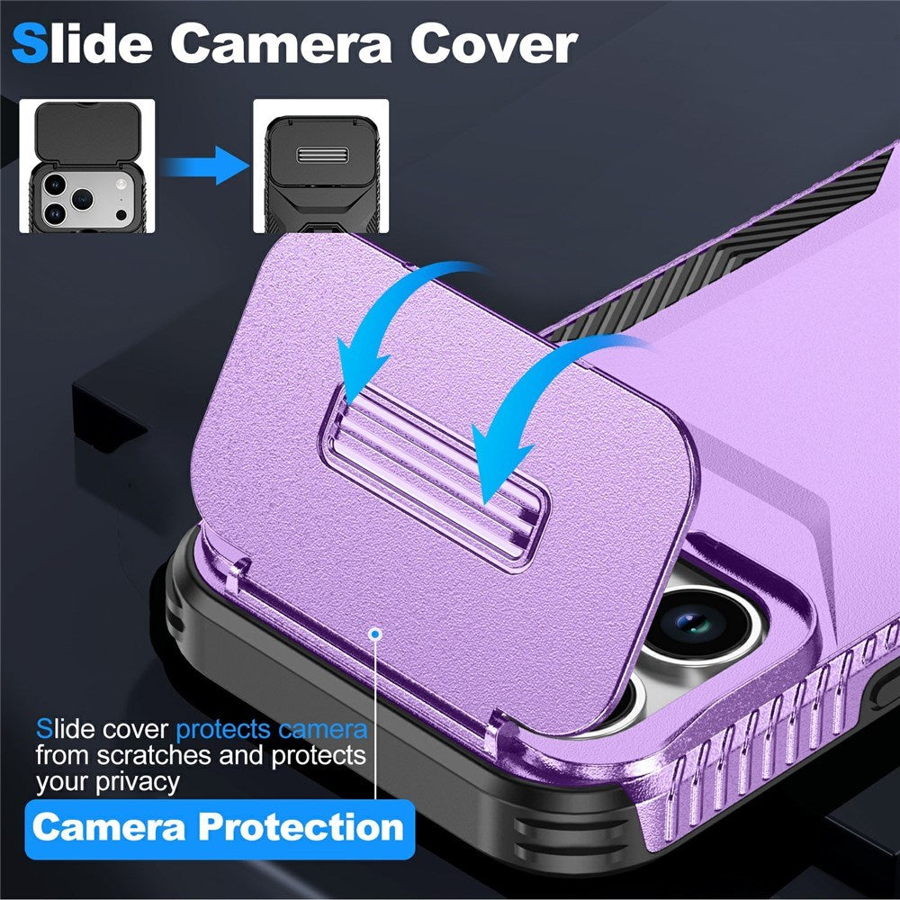 iPhone 18 Pro / 17 Pro EIDERWOOD Hybrid Plast Cover m. Cam Slider - Lilla