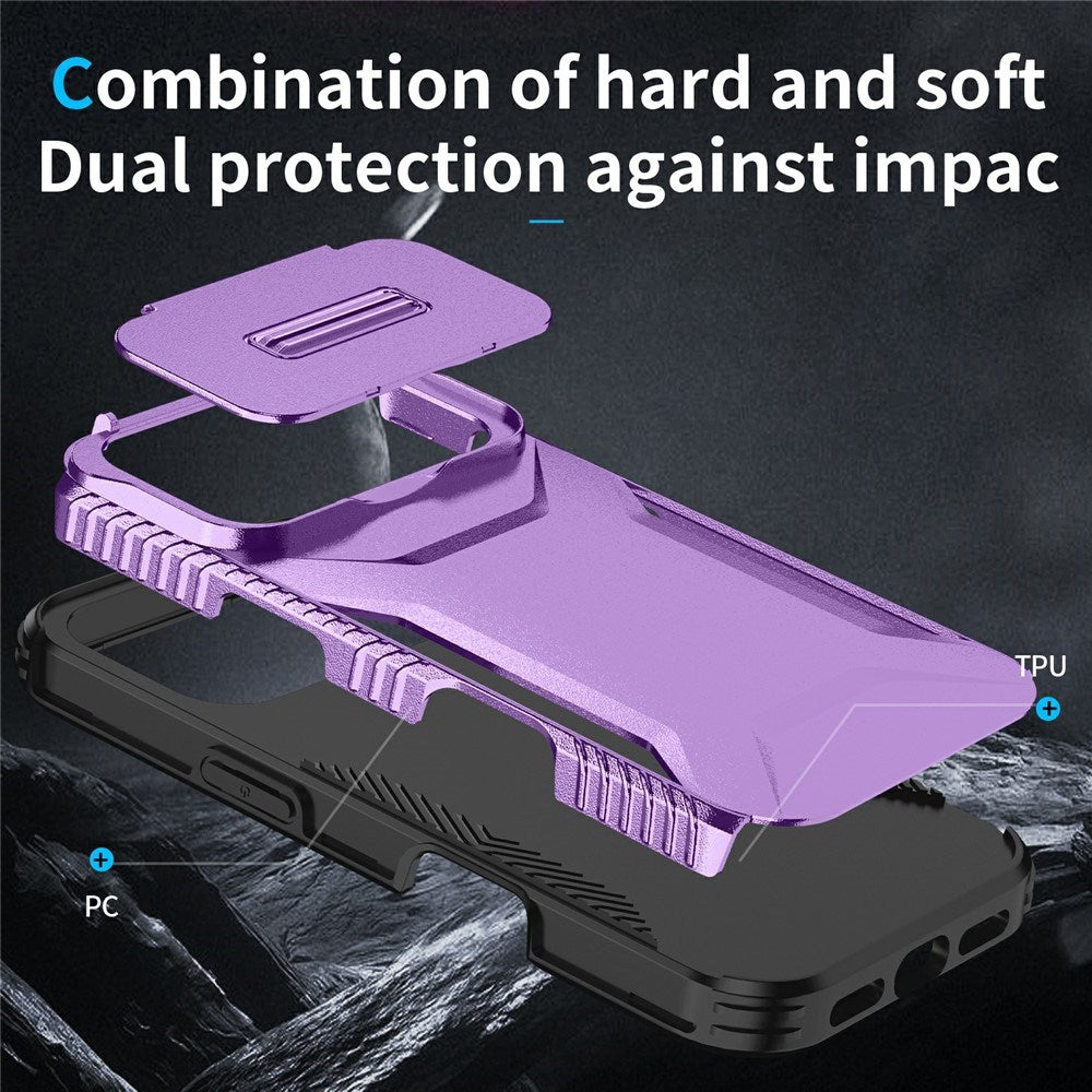 iPhone 18 Pro / 17 Pro EIDERWOOD Hybrid Plast Cover m. Cam Slider - Lilla