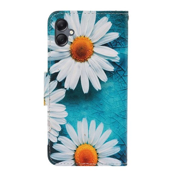 EIDERWOOD Samsung Galaxy A07 Imiteret Læder Cover m. Pung & Strop - Blomst