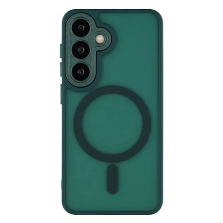 Samsung Galaxy S25 FE Hybrid Plastik Cover - MagSafe Kompatibel - Grøn