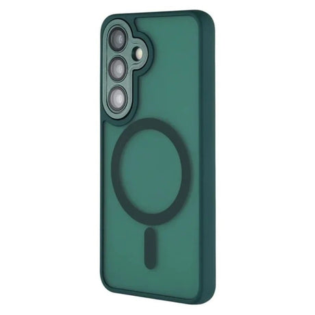 Samsung Galaxy S25 FE Hybrid Plastik Cover - MagSafe Kompatibel - Grøn