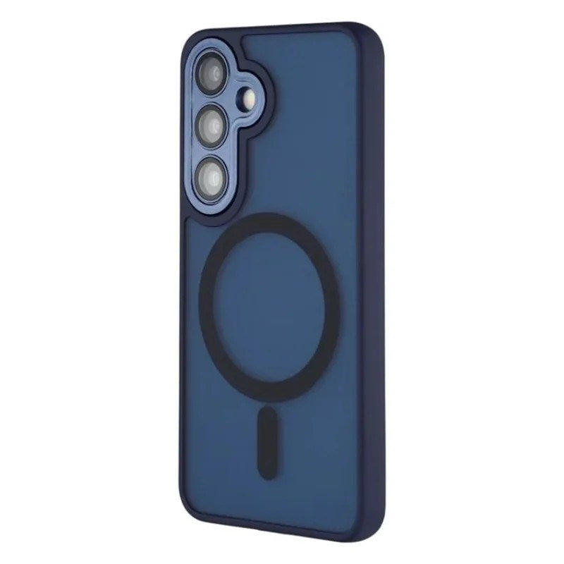 Samsung Galaxy S25 FE Hybrid Plastik Cover - MagSafe Kompatibel - Blå