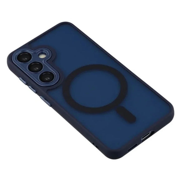 Samsung Galaxy S25 FE Hybrid Plastik Cover - MagSafe Kompatibel - Blå