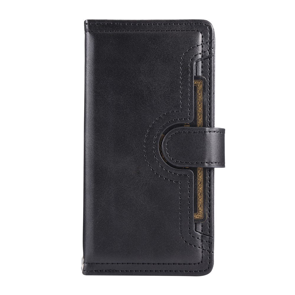iPhone 18 Pro Max / 17 Pro Max EIDERWOOD Kunstlæder Flip Cover m. Pung - Sort