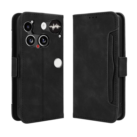 Nothing Phone (3) EIDERWOOD Kunstlæder Flip Cover m. Kortholder - Sort