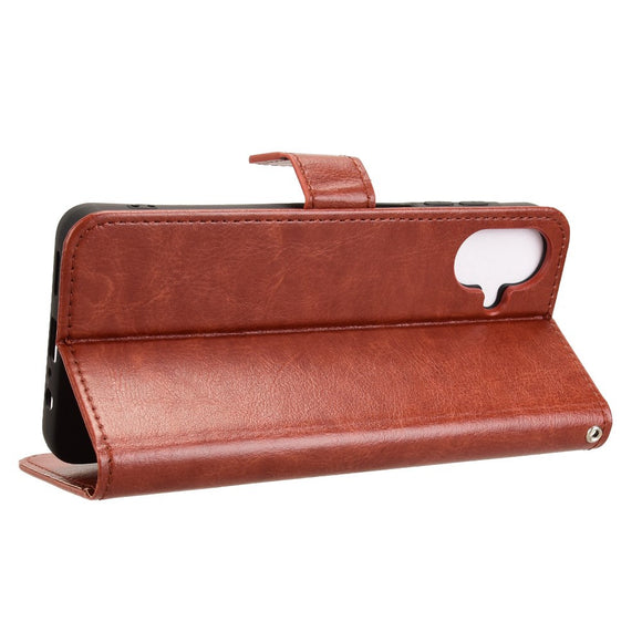 EIDERWOOD Samsung Galaxy A07 Kunstlæder Flip Cover m. Strop - Brun
