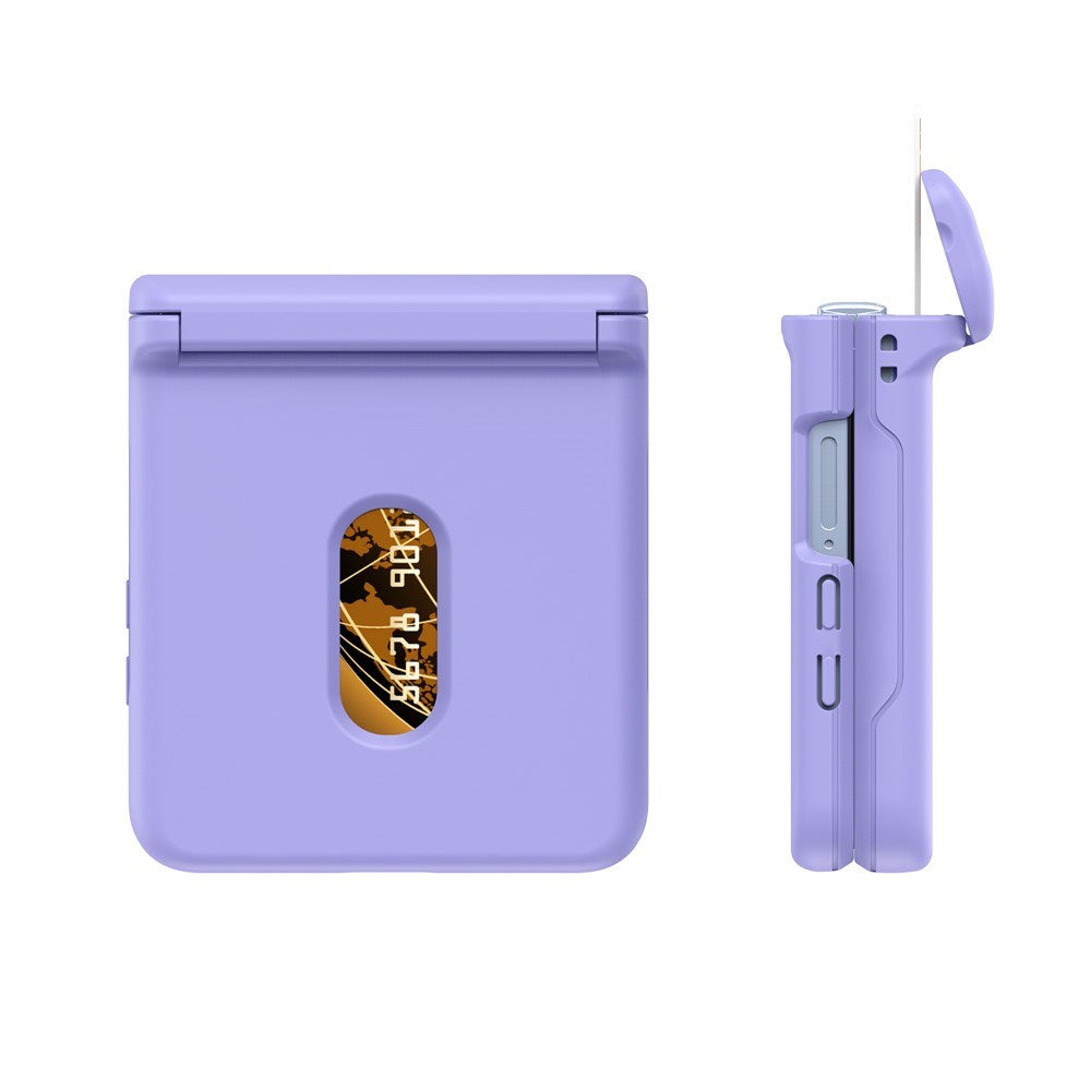 EIDERWOOD Samsung Galaxy Z Flip7 FE / Flip6 Hårdt Plastik Cover m. Kortholder - Lilla