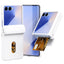 EIDERWOOD Samsung Galaxy Z Flip7 Hårdt Plastik Cover m. Kortholder - Hvid