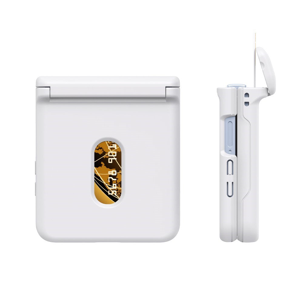 EIDERWOOD Samsung Galaxy Z Flip7 Hårdt Plastik Cover m. Kortholder - Hvid