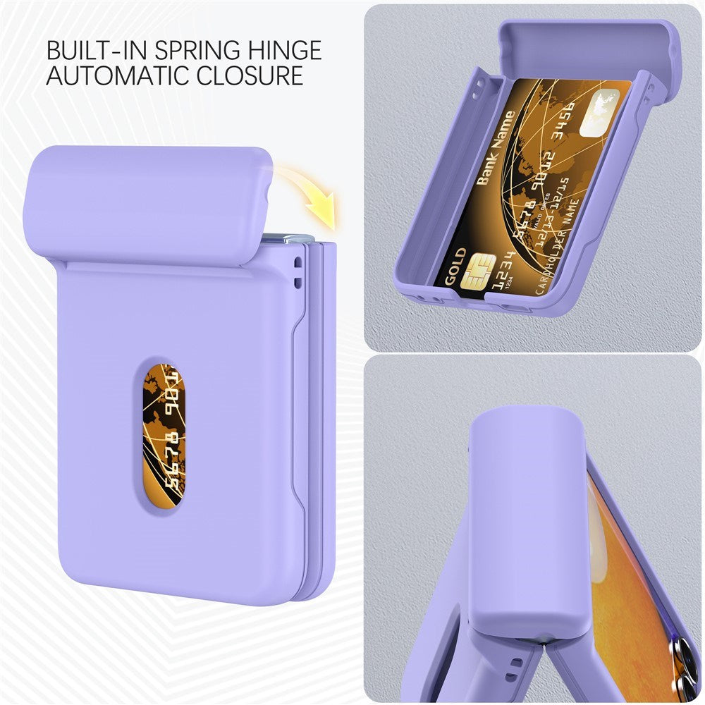 EIDERWOOD Samsung Galaxy Z Flip7 Hårdt Plastik Cover m. Kortholder - Lilla