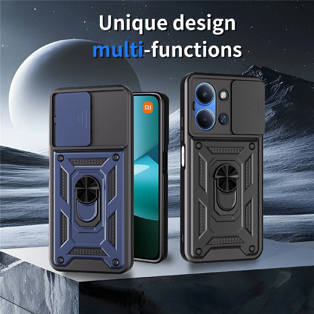 Xiaomi Redmi 15C (5G) / (4G) EIDERWOOD Håndværkercover m. Ståfunktion - MagSafe Kompatibel - Blå