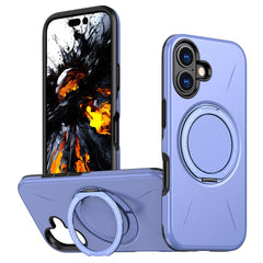 EIDERWOOD iPhone 17 Cover m. Roterende Kickstand - MagSafe Kompatibel - Lilla