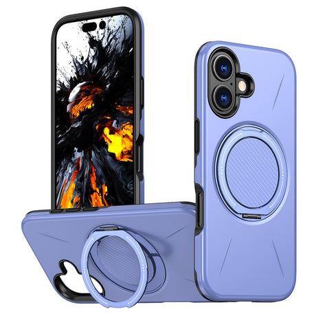 EIDERWOOD iPhone 17 Cover m. Roterende Kickstand - Lilla