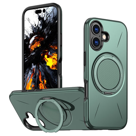 EIDERWOOD iPhone 17 Cover m. Roterende Kickstand - Grøn