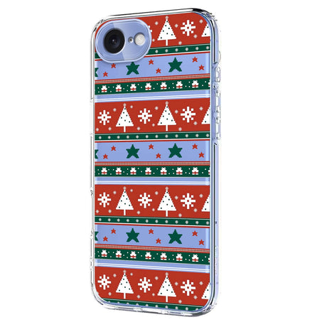 EIDERWOOD iPhone 17e / 16e Fleksibelt Plastik Julecover m. Motiv - Gennemsigtig / Mønster