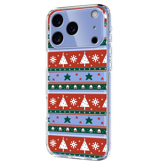 EIDERWOOD iPhone 17 Pro Fleksibelt Plastik Julecover m. Motiv - Gennemsigtig / Mønster