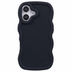 EIDERWOOD iPhone 17 Fleksibelt Plastik Wavy Cover - Sort