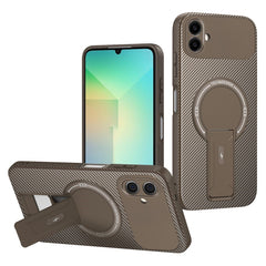Samsung Galaxy A07 EIDERWOOD Hybrid Cover m. Ståfunktion - MagSafe Kompatibel - Brun