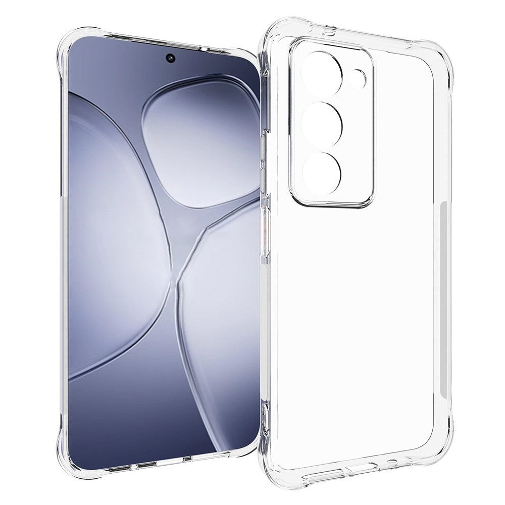 Xiaomi Redmi 15 (5G) EIDERWOOD Fleksibelt Plast Cover m. Stødabsorberende Hjørner - Gennemsigtig