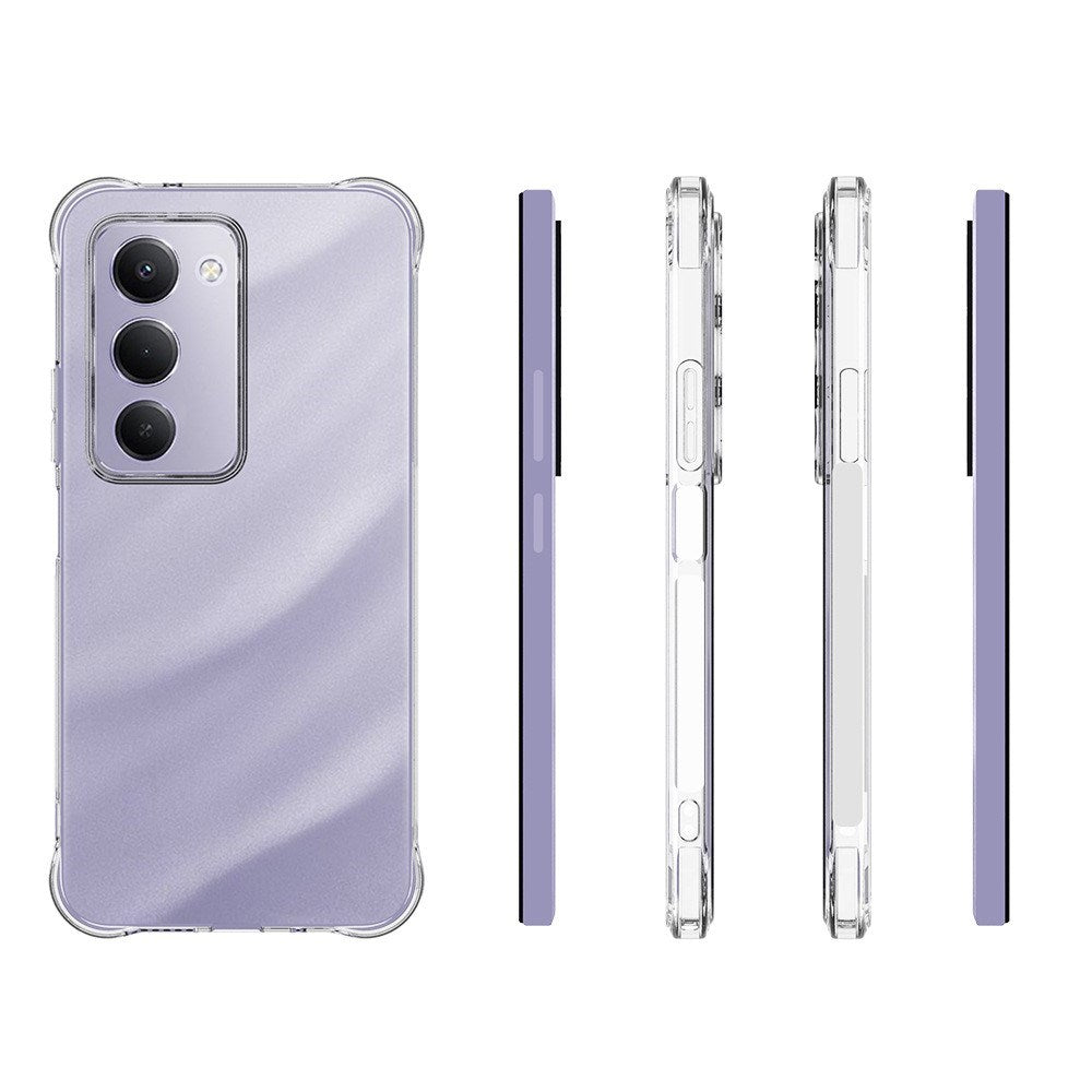 Xiaomi Redmi 15 (5G) EIDERWOOD Fleksibelt Plast Cover m. Stødabsorberende Hjørner - Gennemsigtig