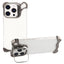 iPhone 16 Pro Todelt Metal Bumper Cover m. Ståfunktion & Linsebeskytter - Titanium