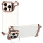 iPhone 16 Pro Todelt Metal Bumper Cover m. Ståfunktion & Linsebeskytter - Guld
