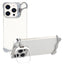iPhone 16 Pro Todelt Metal Bumper Cover m. Ståfunktion & Linsebeskytter - Sølv
