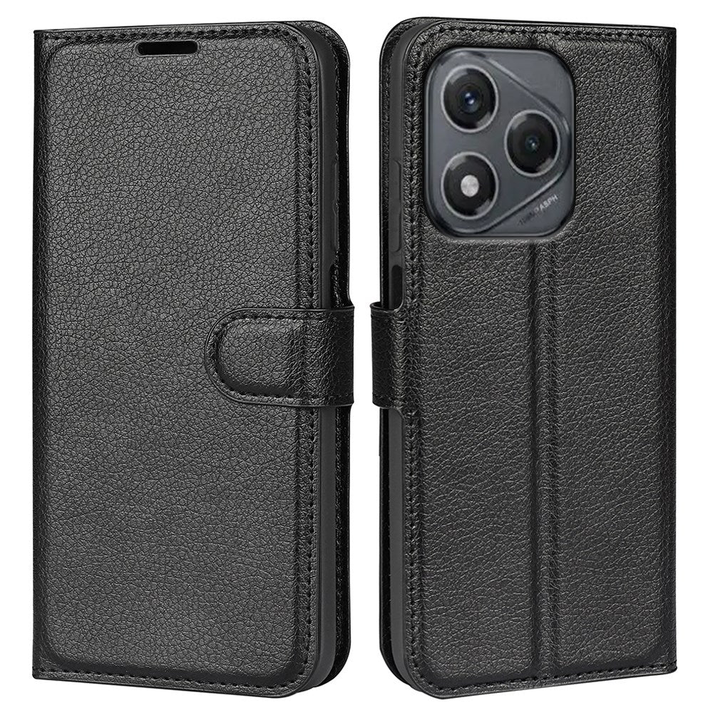EIDERWOOD Honor 400 Smart Kunstlæder Flip Cover m. Kortholder & Ståfunktion - Sort