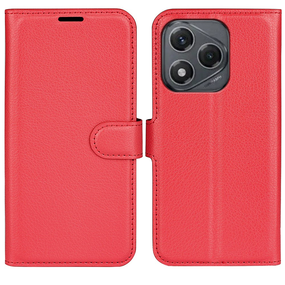 EIDERWOOD Honor 400 Smart Kunstlæder Flip Cover m. Kortholder & Ståfunktion - Rød