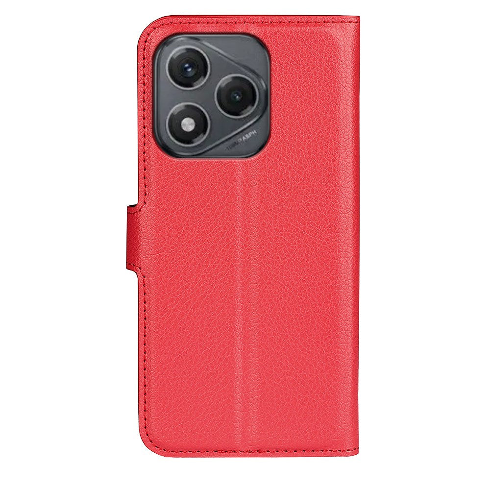 EIDERWOOD Honor 400 Smart Kunstlæder Flip Cover m. Kortholder & Ståfunktion - Rød