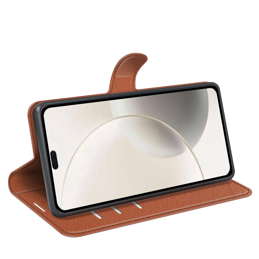 EIDERWOOD Honor 400 Smart Kunstlæder Flip Cover m. Kortholder & Ståfunktion - Brun