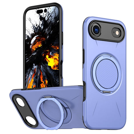 EIDERWOOD iPhone Air Cover m. Roterende Kickstand - Lilla