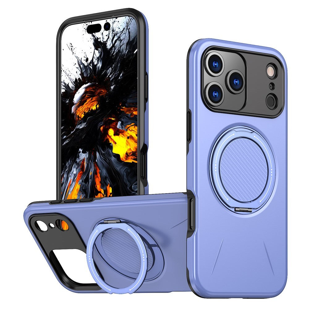 EIDERWOOD iPhone 17 Pro Cover m. Roterende Kickstand - Lilla