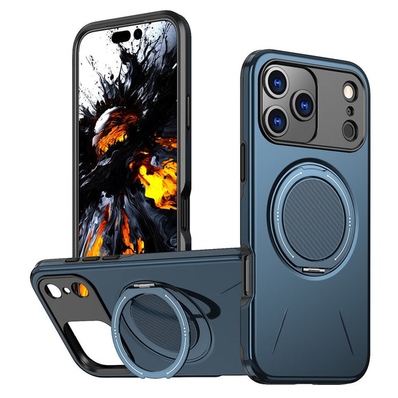 EIDERWOOD iPhone 17 Pro Cover m. Roterende Kickstand - Blå