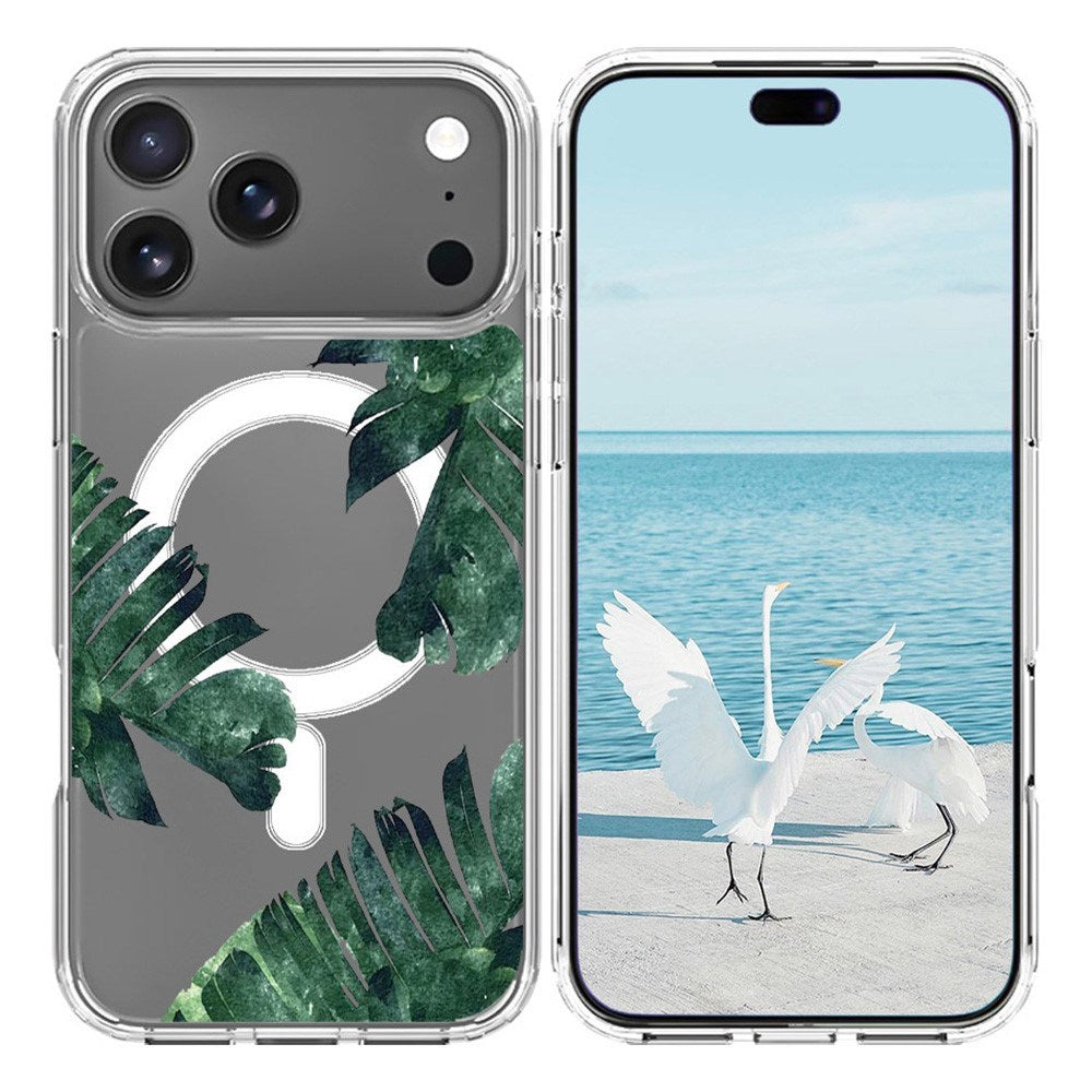 EIDERWOOD iPhone 17 Pro Hybrid Plastik Cover – MagSafe Kompatibel – Jungleblade