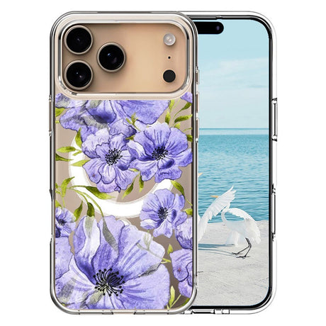 EIDERWOOD iPhone 17 Pro Max Hybrid Plastik Cover – MagSafe Kompatibel – Blomsterblade