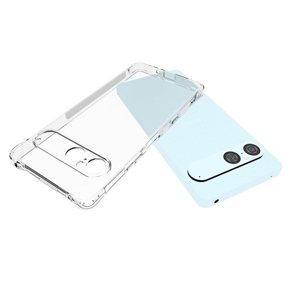 EIDERWOOD Sony Xperia 10 VII Plastik Cover m. Stødabsorberende Hjørner - Gennemsigtig