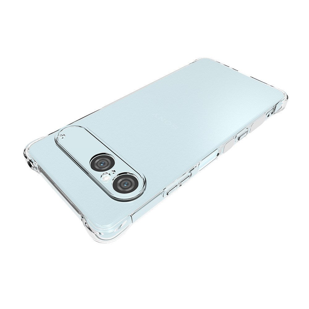 EIDERWOOD Sony Xperia 10 VII Plastik Cover m. Stødabsorberende Hjørner - Gennemsigtig