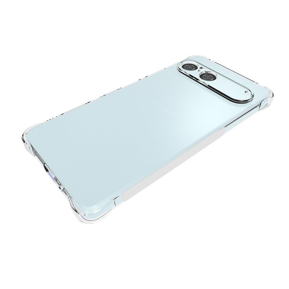 EIDERWOOD Sony Xperia 10 VII Plastik Cover m. Stødabsorberende Hjørner - Gennemsigtig