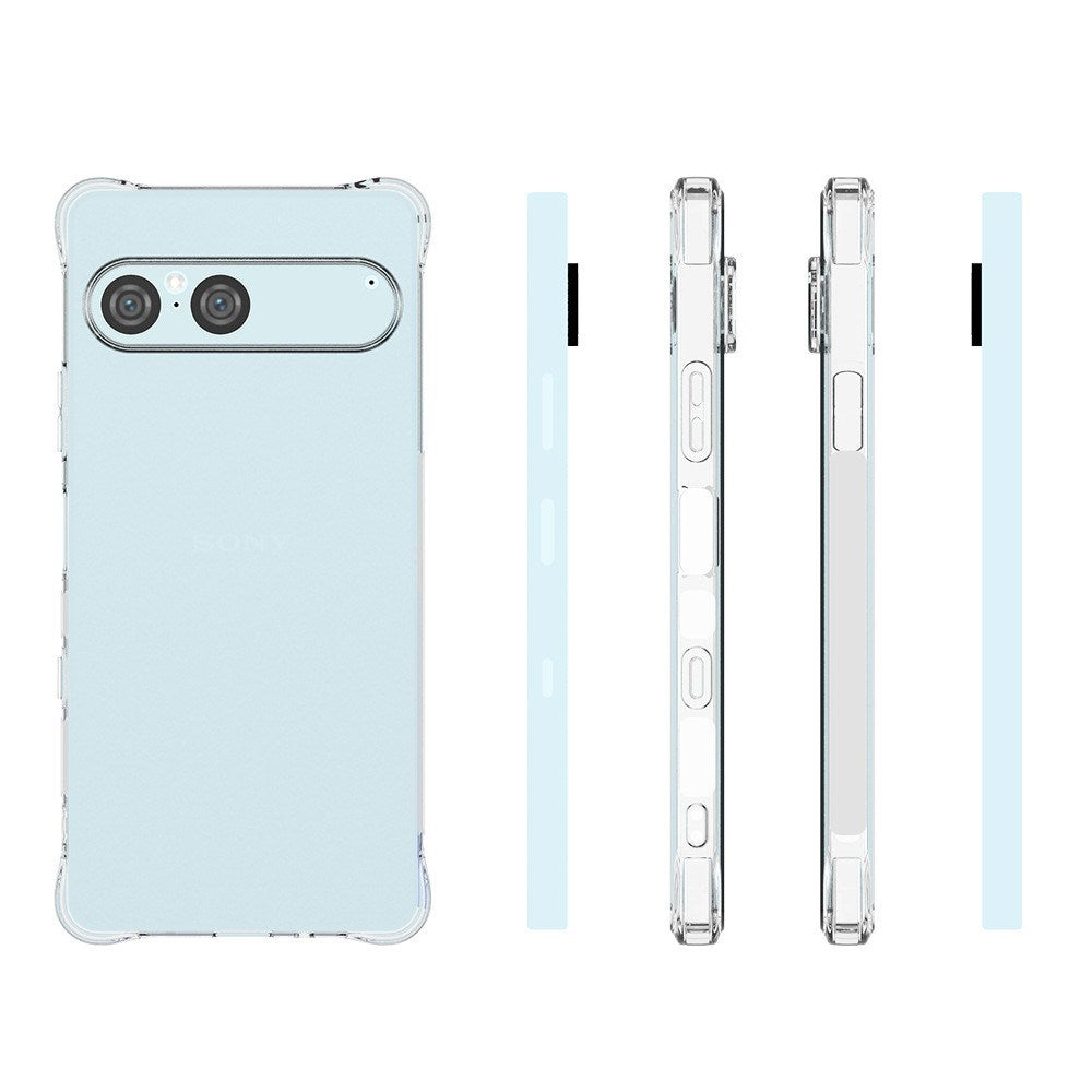 EIDERWOOD Sony Xperia 10 VII Plastik Cover m. Stødabsorberende Hjørner - Gennemsigtig