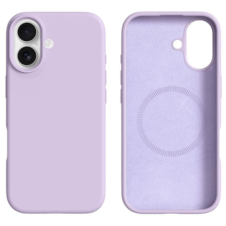 iPhone 17 2-i-1 Silikone & Hård Plast Cover – MagSafe Kompatibelt – Lyslilla