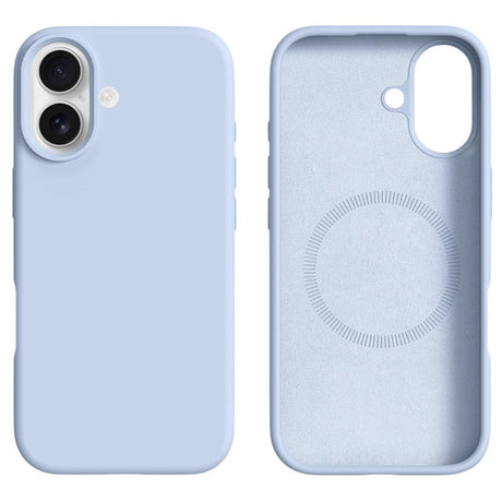 iPhone 17 2-i-1 Silikone & Hård Plast Cover – MagSafe Kompatibelt – Babyblå