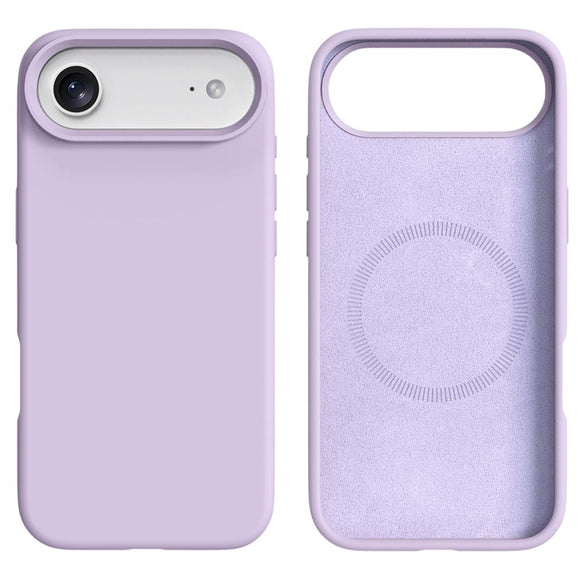 iPhone Air 2-i-1 Silikone & Hård Plast Cover – MagSafe Kompatibelt – Lyslilla