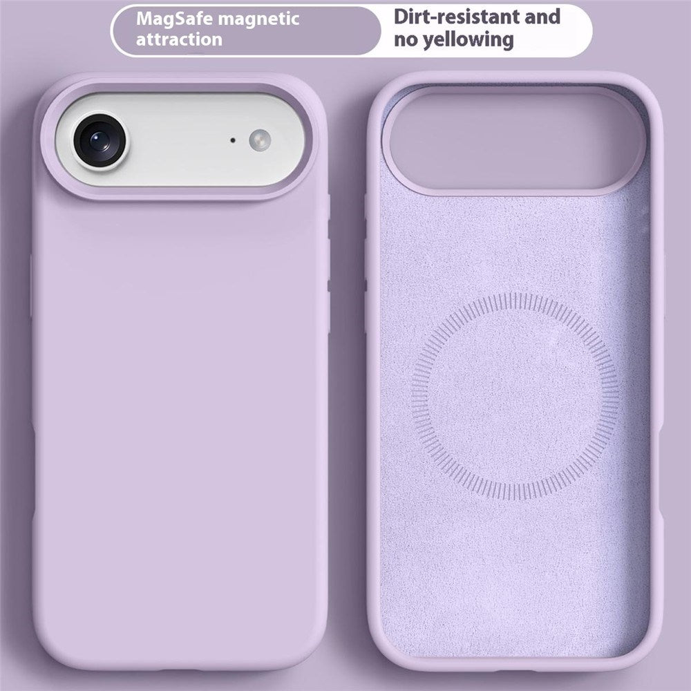 iPhone Air 2-i-1 Silikone & Hård Plast Cover – MagSafe Kompatibelt – Lyslilla