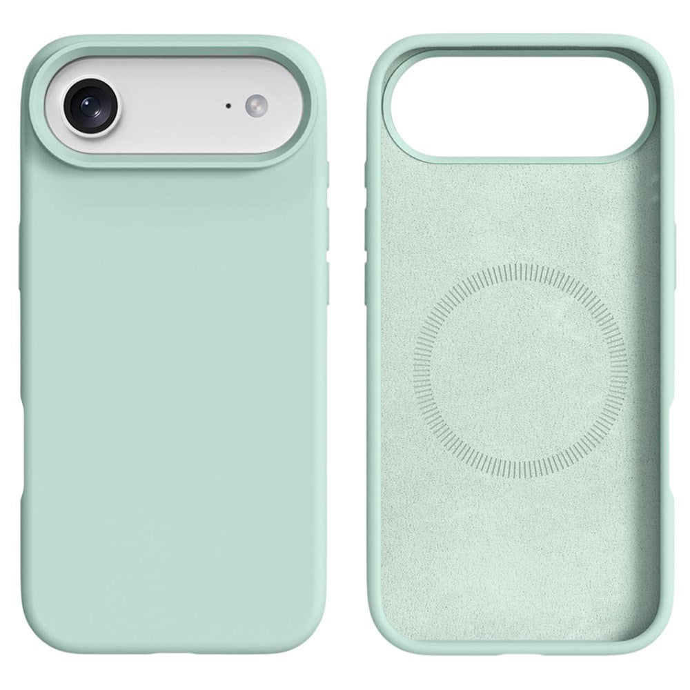 iPhone Air 2-i-1 Silikone & Hård Plast Cover – MagSafe Kompatibelt – Lysegrøn